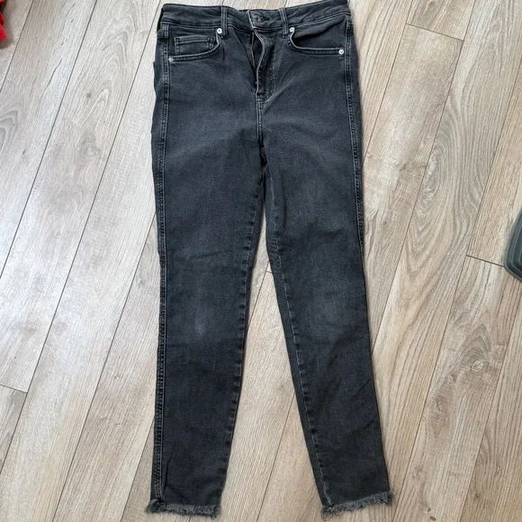 We the free Free People Black Skinny Jeans size 29 - Picture 1 of 8